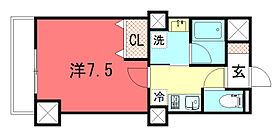 S・Blvd一乗寺 102 ｜ 京都府京都市左京区一乗寺清水町7（賃貸マンション1K・1階・25.20㎡） その2