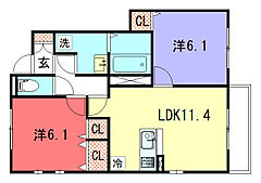 物件の間取り