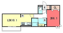 間取図画像 1LDK