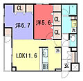 THE RESIDENCE御車道2階19.2万円