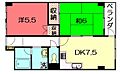 京福修学院マンション4階8.0万円