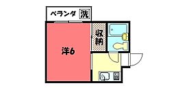 エントピアハイツ 1Kの間取図画像