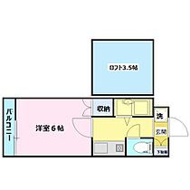 カーサ笠舞本町 102 ｜ 石川県金沢市笠舞本町２丁目29-11（賃貸アパート1K・1階・18.36㎡） その2