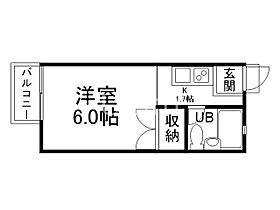 東山三条ハイツ  ｜ 京都府京都市東山区西海子町（賃貸アパート1K・1階・17.95㎡） その2