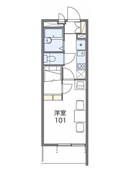 レオパレス西ノ京円町 ｜京都府京都市中京区西ノ京南円町(賃貸マンション1K・4階・19.87㎡)の写真 その2