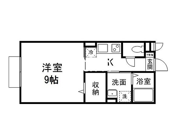 ミリカ城南宮 ｜京都府京都市伏見区竹田中内畑町(賃貸アパート1K・2階・30.27㎡)の写真 その2