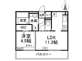 プルミエール上賀茂  ｜ 京都府京都市北区上賀茂石計町（賃貸アパート1LDK・3階・40.05㎡） その2