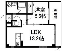 グランディール松平武蔵  ｜ 京都府京都市伏見区桃山町松平武蔵（賃貸マンション1LDK・1階・42.16㎡） その2