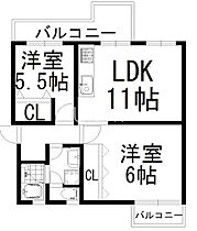 ファミリーハイツ18  ｜ 京都府京都市伏見区桃山町立売（賃貸マンション2LDK・4階・53.78㎡） その2