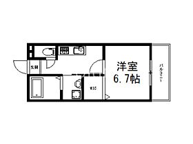 K’s Residence伏見桃山  ｜ 京都府京都市伏見区桃山町泰長老（賃貸アパート1K・1階・24.84㎡） その2