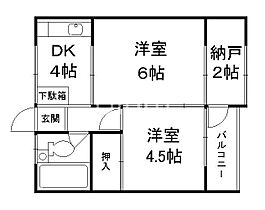 稲荷マンション  ｜ 京都府京都市伏見区深草開土町（賃貸アパート2K・2階・30.00㎡） その2