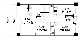 パラドール京都下鴨  ｜ 京都府京都市左京区下鴨西本町（賃貸マンション3LDK・1階・70.21㎡） その2