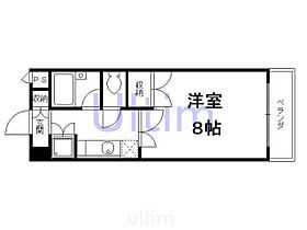 第49長栄ウィステリアヒルズm2  ｜ 京都府京都市伏見区深草飯食町（賃貸マンション1K・5階・25.00㎡） その2