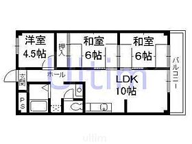 足立ハイツ竹田  ｜ 京都府京都市伏見区竹田久保町（賃貸マンション3LDK・2階・58.32㎡） その2