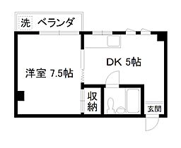 ドミトリー北斗  ｜ 京都府京都市東山区本町７丁目（賃貸マンション1DK・4階・26.89㎡） その2