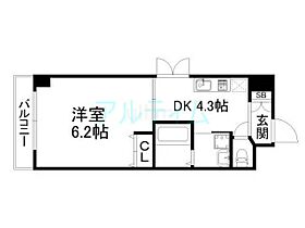 エステムコート京都駅前KOTO  ｜ 京都府京都市南区東九条上御霊町（賃貸マンション1K・4階・25.84㎡） その2