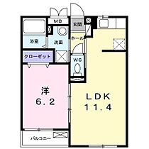 エスポワール  ｜ 京都府宇治市槇島町五才田（賃貸アパート1LDK・1階・40.42㎡） その2