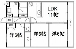 グランドール広野 2階/-