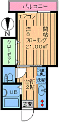 物件の間取り