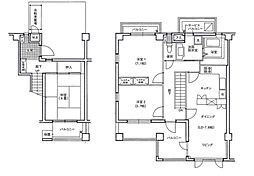 あさかヴィレッジスクエア棟 3LDKの間取図画像