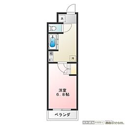 エストライフ八王子 1Kの間取図画像