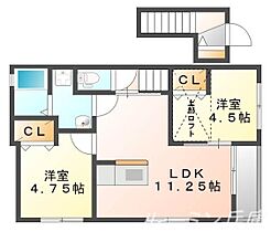 Sunメゾン三木府内町 203 ｜ 兵庫県三木市府内町5-6（賃貸アパート2LDK・2階・47.92㎡） その2