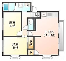 ハイツウッドル1 203 ｜ 兵庫県神戸市垂水区名谷町884-1（賃貸アパート2LDK・2階・54.00㎡） その2