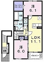 アイリスK3 202 ｜ 兵庫県西脇市野村町（賃貸アパート2LDK・2階・58.64㎡） その2