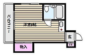 兵庫県神戸市東灘区深江本町３丁目（賃貸マンション1R・3階・19.00㎡） その2