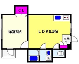 兵庫県神戸市東灘区住吉東町４丁目（賃貸マンション1LDK・2階・31.18㎡） その2