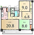 玉藻公園ハイツ9階980万円