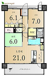 間取図画像 3LDK