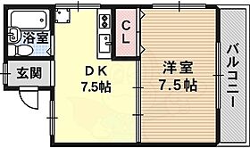 碓井住宅1・2  ｜ 大阪府羽曳野市碓井３丁目（賃貸マンション1DK・1階・33.00㎡） その2