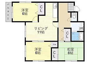 ボンサンテ西浦  ｜ 大阪府羽曳野市西浦１丁目（賃貸マンション3LDK・4階・66.00㎡） その2