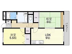 グランバレー  ｜ 大阪府羽曳野市樫山（賃貸マンション2LDK・4階・56.00㎡） その2