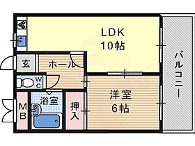 パリーサハウス  ｜ 大阪府羽曳野市伊賀４丁目（賃貸マンション1LDK・2階・39.60㎡） その2