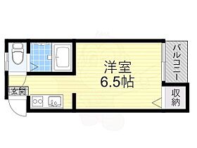 ラ・コート喜志B棟  ｜ 大阪府富田林市旭ケ丘町8番12号（賃貸マンション1R・4階・17.45㎡） その2