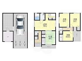 ロッヂi高鷲10丁目  ｜ 大阪府羽曳野市高鷲１０丁目（賃貸一戸建4LDK・1階・117.85㎡） その2