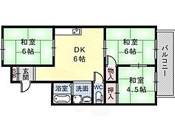 間取図画像 3DK