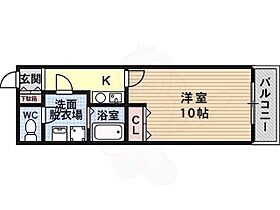 メゾンMICHIKO 203 ｜ 大阪府羽曳野市伊賀６丁目（賃貸マンション1K・2階・28.00㎡） その2