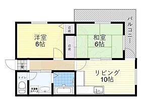 ルミエール  ｜ 大阪府羽曳野市恵我之荘６丁目（賃貸マンション2LDK・3階・58.00㎡） その2