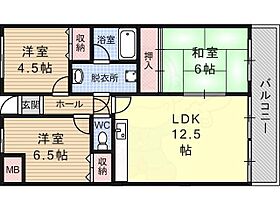 フローラルコート  ｜ 大阪府柏原市大県４丁目（賃貸マンション3LDK・6階・65.26㎡） その2