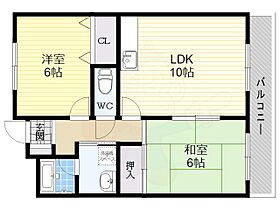 ベルヴェデーレ 602 ｜ 大阪府八尾市高美町１丁目（賃貸マンション2LDK・6階・57.00㎡） その2