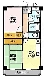 間取図画像 2DK