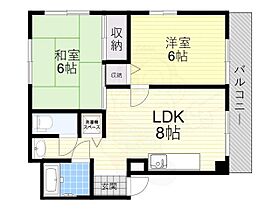 大阪府八尾市北本町３丁目（賃貸マンション2LDK・2階・49.00㎡） その2