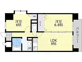 ラ・フォーレ久宝園  ｜ 大阪府八尾市久宝園１丁目（賃貸マンション2LDK・7階・49.75㎡） その2