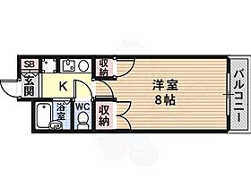 キャッスル山村B棟  ｜ 大阪府富田林市若松町東１丁目（賃貸マンション1R・3階・23.00㎡） その2