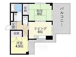 ファイバーコートタカハシ 2DKの間取図画像