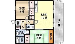 ラ・シーヌ恵我之荘 2階