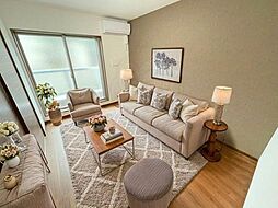 エスパース柏原 1階1LDKのリビング/ダイニング